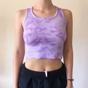 Cropped tie dye tank tops ⚡️